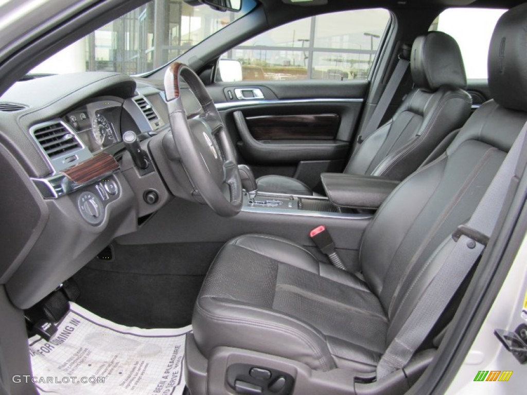 Charcoal Black Interior 2009 Lincoln MKS AWD Sedan Photo #65618934