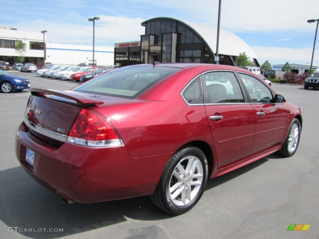 2011 Impala LTZ - Red Jewel Tintcoat / Neutral photo #7