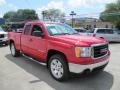 2008 Fire Red GMC Sierra 1500 SLE Extended Cab 4x4  photo #5