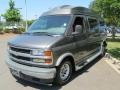 Medium Charcoal Gray Metallic 1999 Chevrolet Express 1500 Passenger Conversion Van Exterior