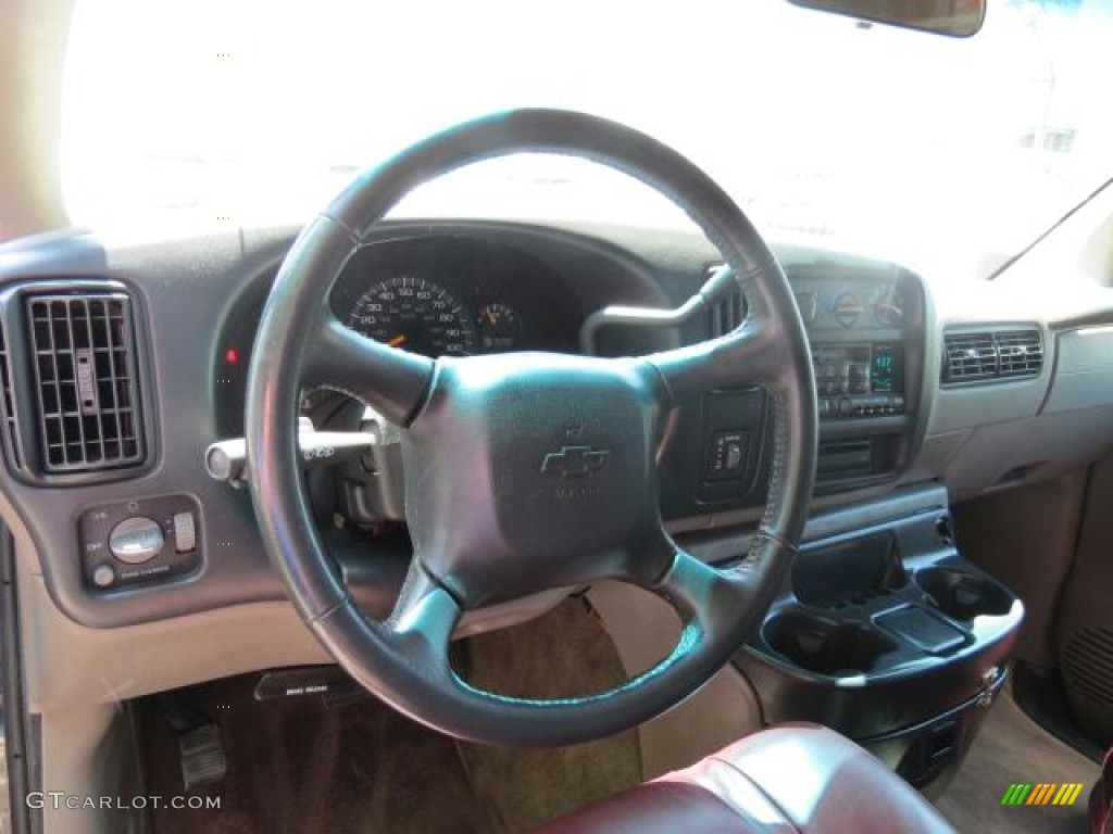 1999 Chevrolet Express 1500 Passenger Conversion Van Medium Gray Dashboard Photo #65621684