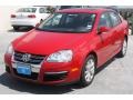 2010 Salsa Red Volkswagen Jetta SE Sedan  photo #3