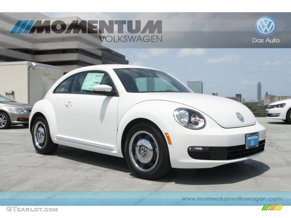 Candy White Volkswagen Beetle