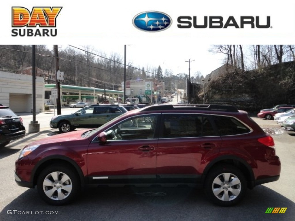 Ruby Red Pearl Subaru Outback
