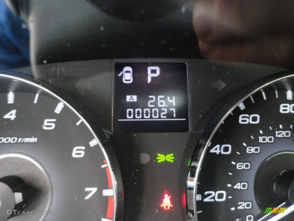 2012 Outback 2.5i Premium - Ruby Red Pearl / Off Black photo #14