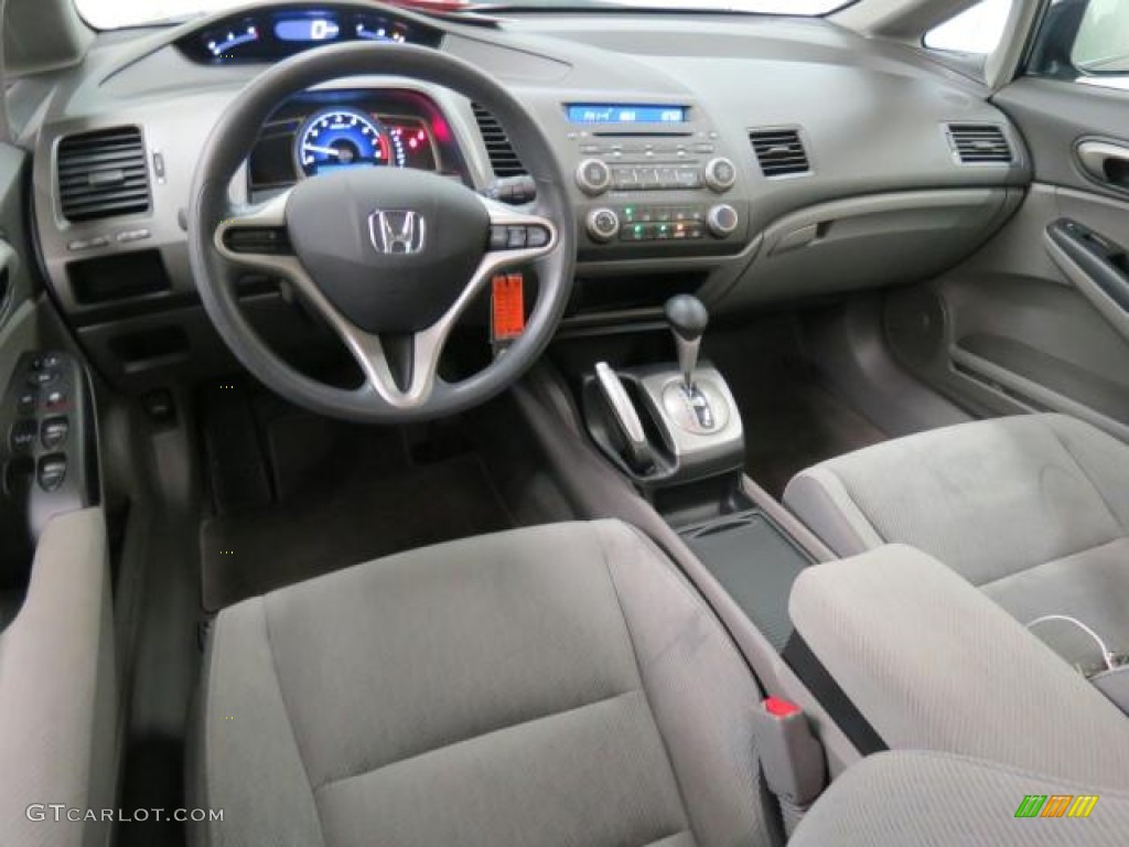 2011 Honda Civic LX Sedan Gray Dashboard Photo #65623761