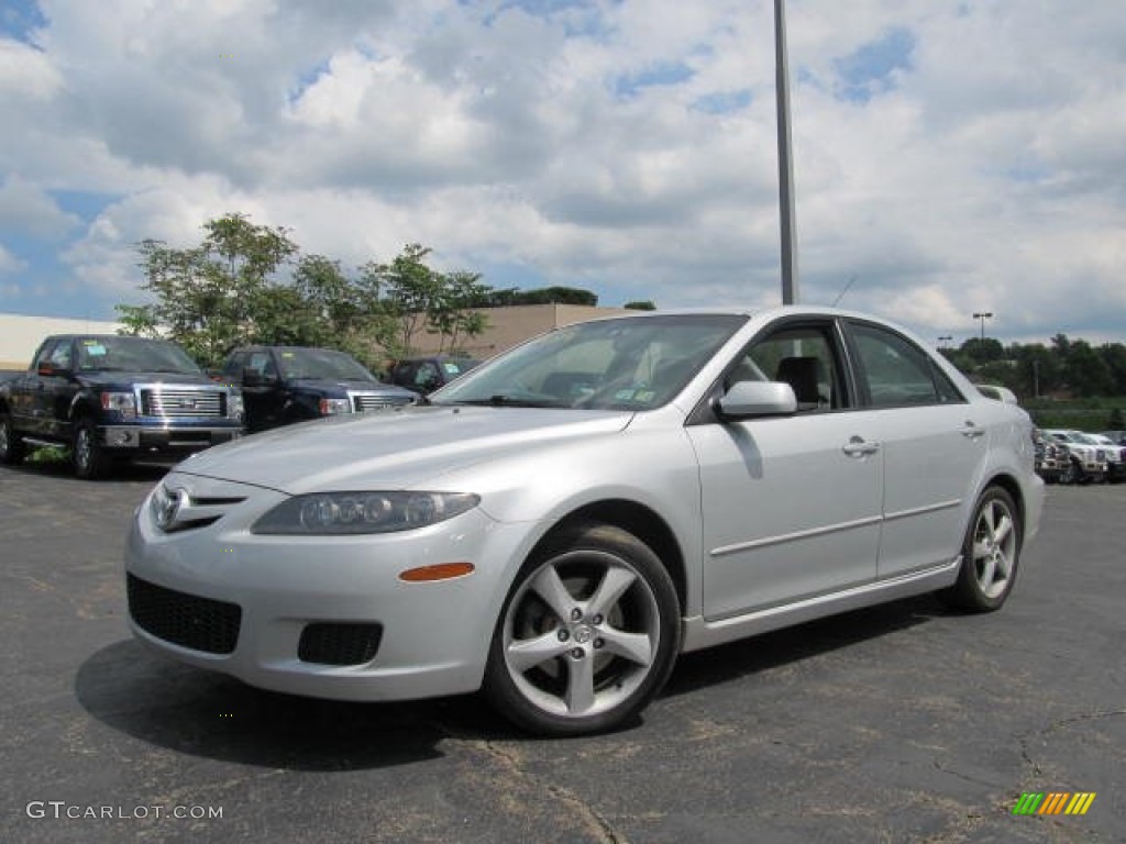 2007 MAZDA6 i Touring Sedan - Glacier Silver Metallic / Gray photo #1