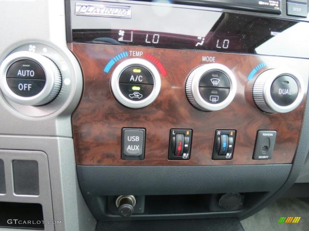 2010 Toyota Tundra Platinum CrewMax 4x4 Controls Photo #65624961
