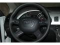 2012 Audi Q7 Espresso Brown Interior Steering Wheel Photo