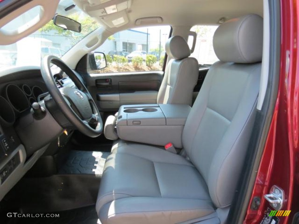 2010 Tundra Double Cab - Salsa Red Pearl / Graphite Gray photo #8