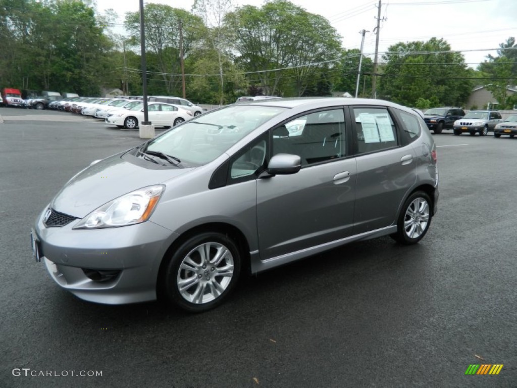 Storm Silver Metallic 2010 Honda Fit Sport Exterior Photo #65625778