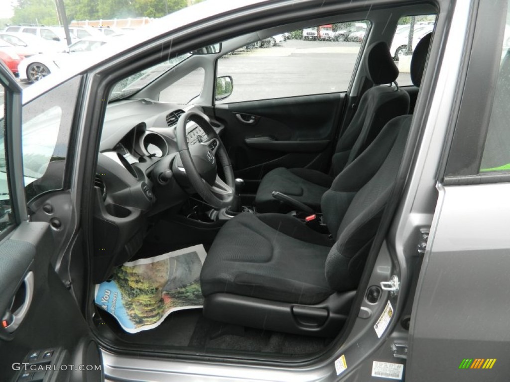 Sport Black Interior 2010 Honda Fit Sport Photo #65625896