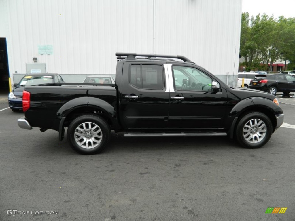 Super Black 2011 Nissan Frontier SL Crew Cab 4x4 Exterior Photo #65626105