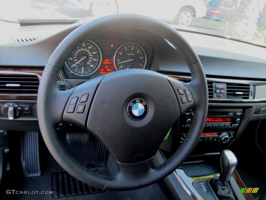 2010 3 Series 328i Sedan - Jet Black / Black photo #9