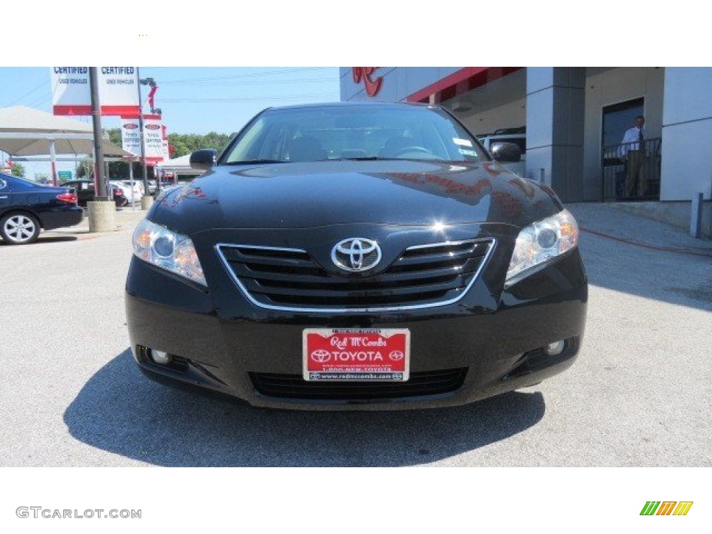 2008 Camry XLE V6 - Black / Ash photo #2