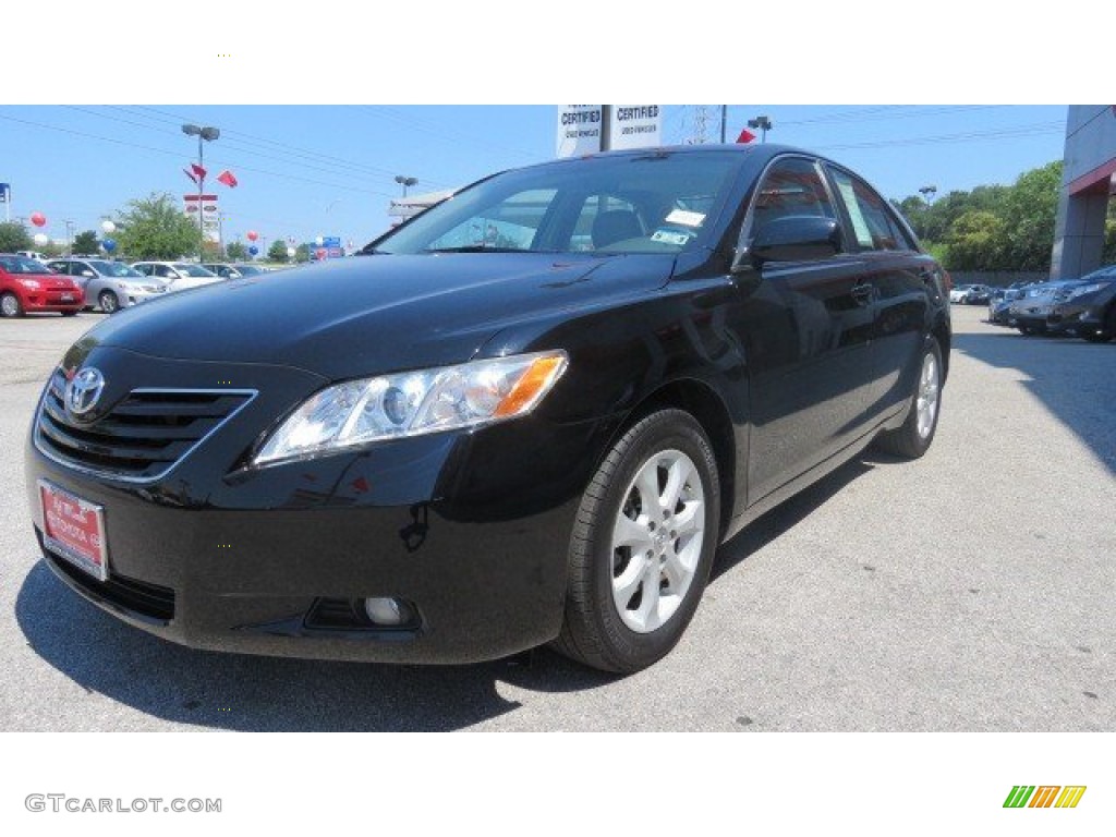 2008 Camry XLE V6 - Black / Ash photo #3