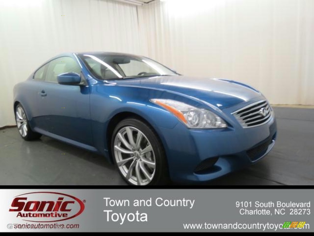 2010 G 37 S Sport Coupe - Athens Blue / Stone photo #1