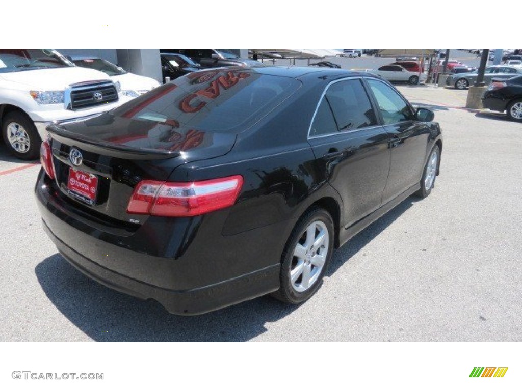 2008 Camry SE - Black / Bisque photo #7