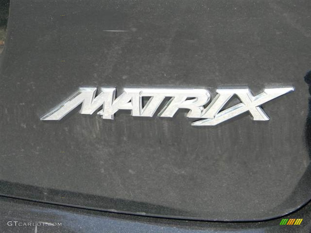2008 Matrix  - Black Sand Pearl / Dark Charcoal photo #9