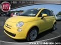 2012 Giallo (Yellow) Fiat 500 Pop  photo #1