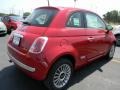 2012 Rosso Brillante (Red) Fiat 500 Lounge  photo #3