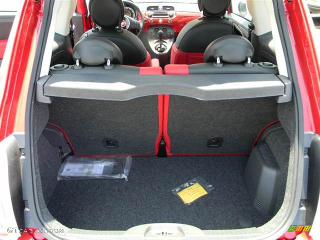 2012 Fiat 500 Lounge Trunk Photo #65628227