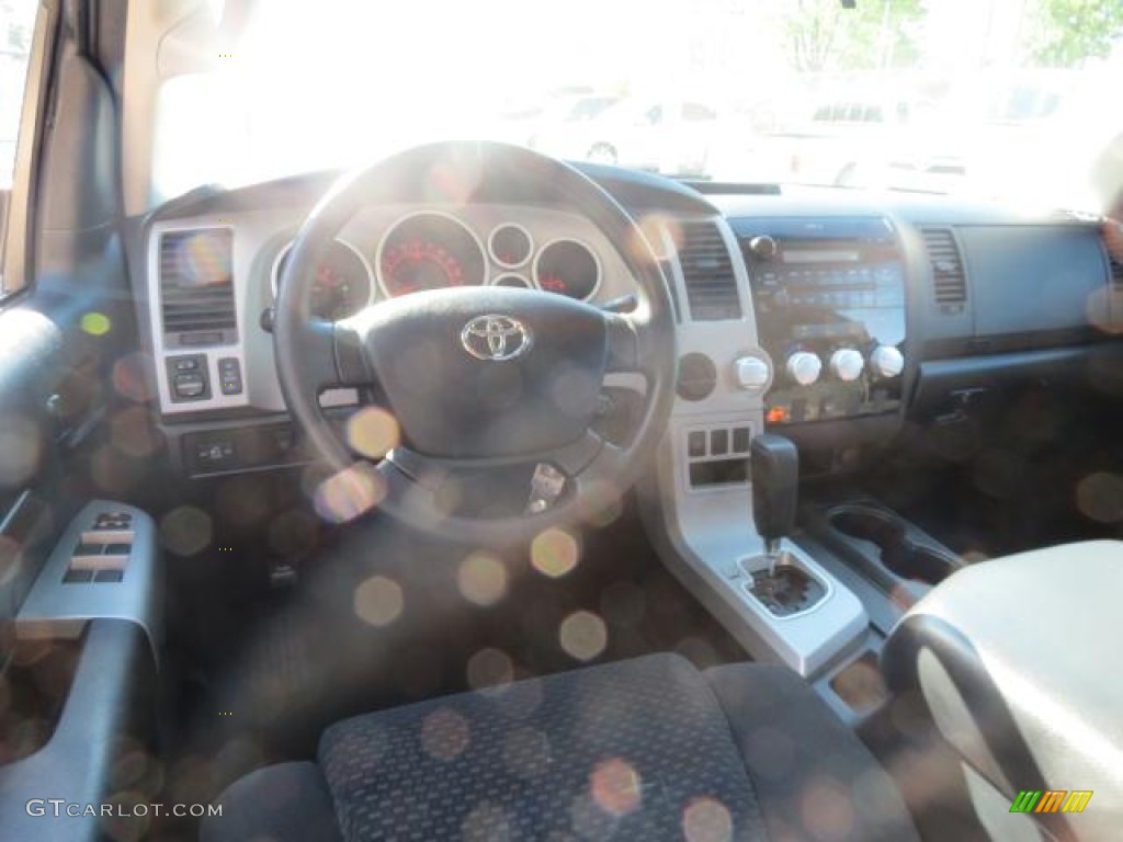 2009 Tundra SR5 Double Cab - Desert Sand Mica / Black photo #5