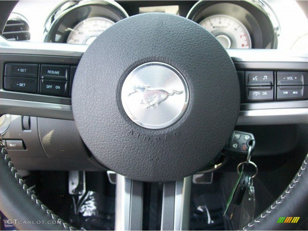 2011 Mustang Roush Stage 2 Coupe - Kona Blue Metallic / Charcoal Black photo #12