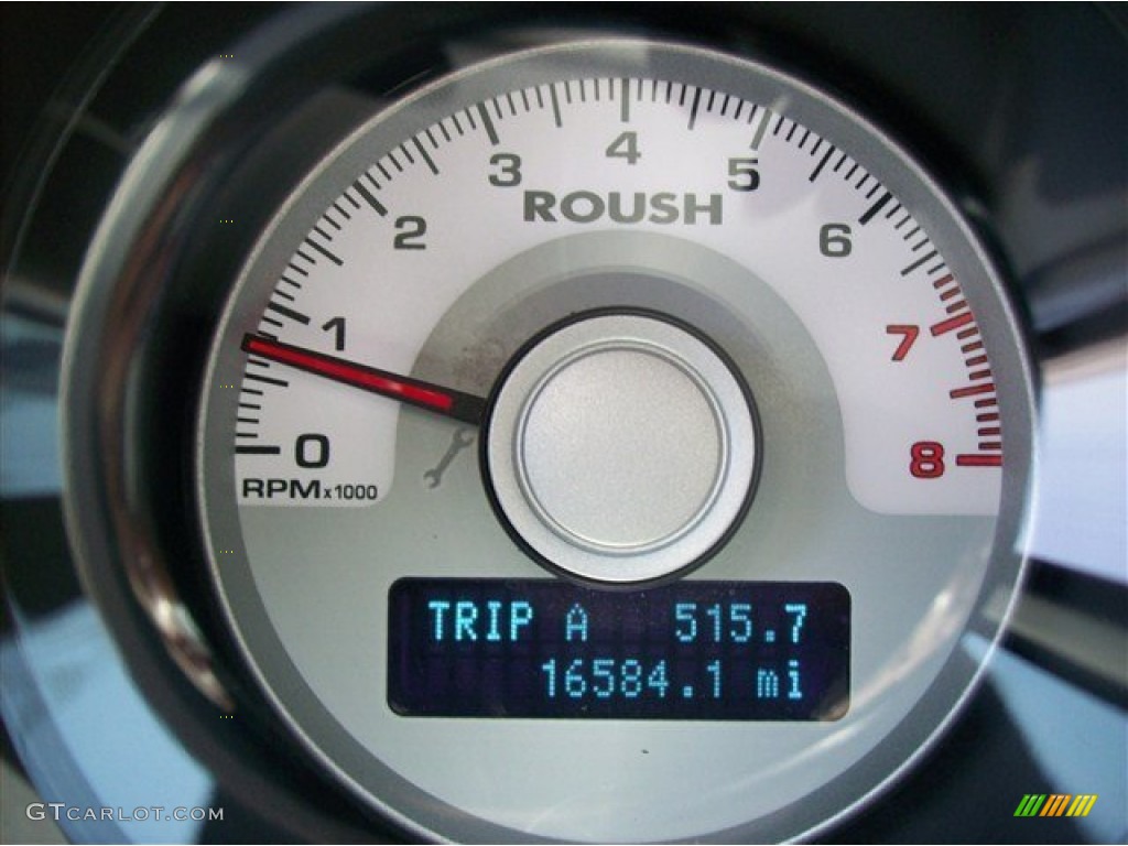 2011 Mustang Roush Stage 2 Coupe - Kona Blue Metallic / Charcoal Black photo #13