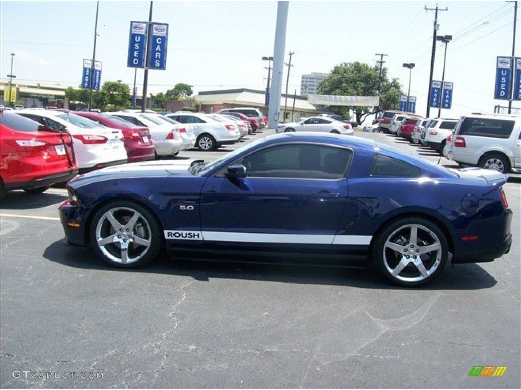 2011 Mustang Roush Stage 2 Coupe - Kona Blue Metallic / Charcoal Black photo #17