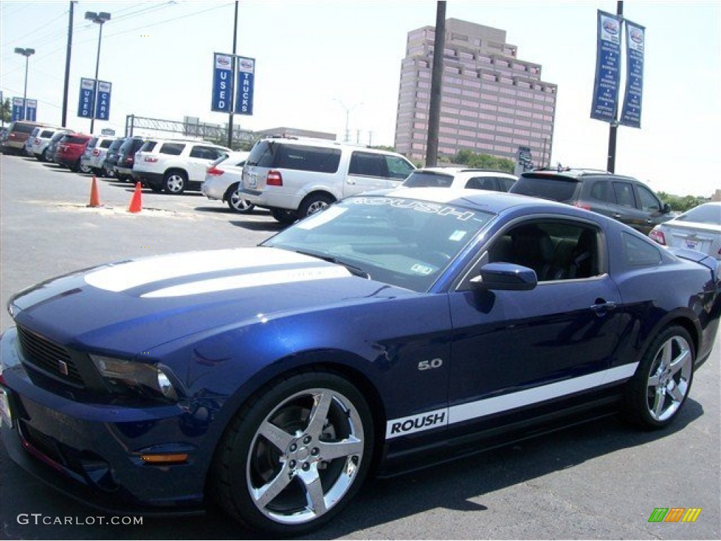 2011 Mustang Roush Stage 2 Coupe - Kona Blue Metallic / Charcoal Black photo #18