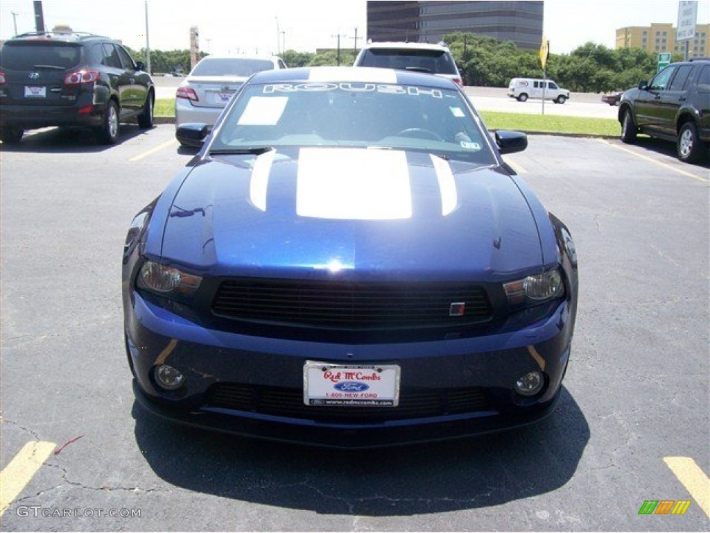 2011 Mustang Roush Stage 2 Coupe - Kona Blue Metallic / Charcoal Black photo #19