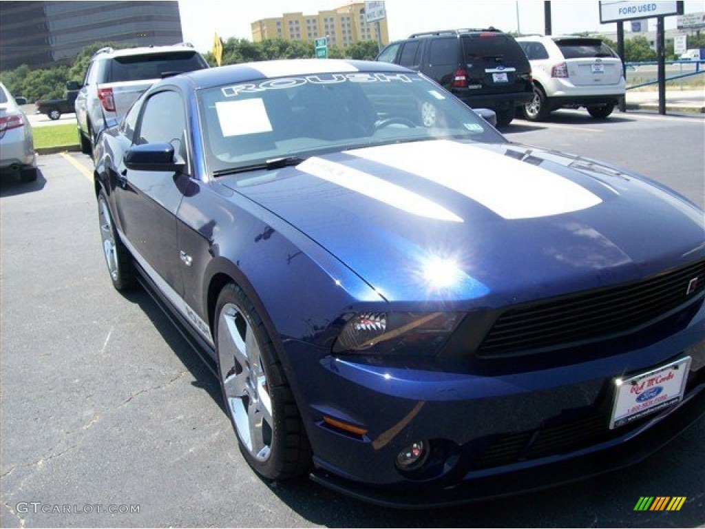 2011 Mustang Roush Stage 2 Coupe - Kona Blue Metallic / Charcoal Black photo #20