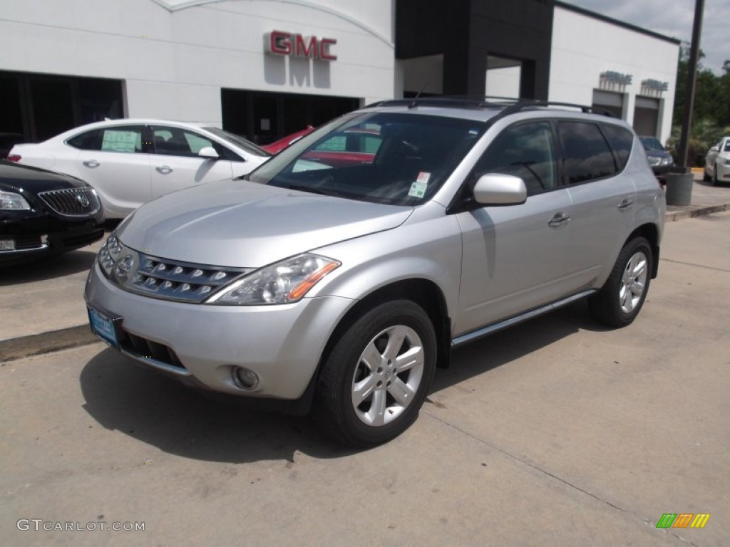2007 Murano SL - Brilliant Silver Metallic / Charcoal photo #2