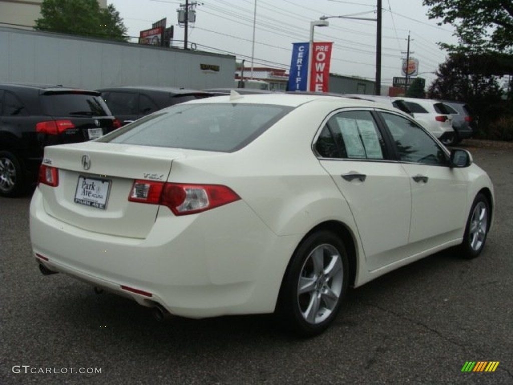 2009 TSX Sedan - Premium White Pearl / Ebony photo #3