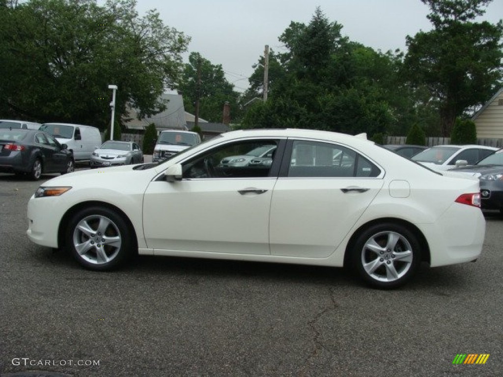 2009 TSX Sedan - Premium White Pearl / Ebony photo #6