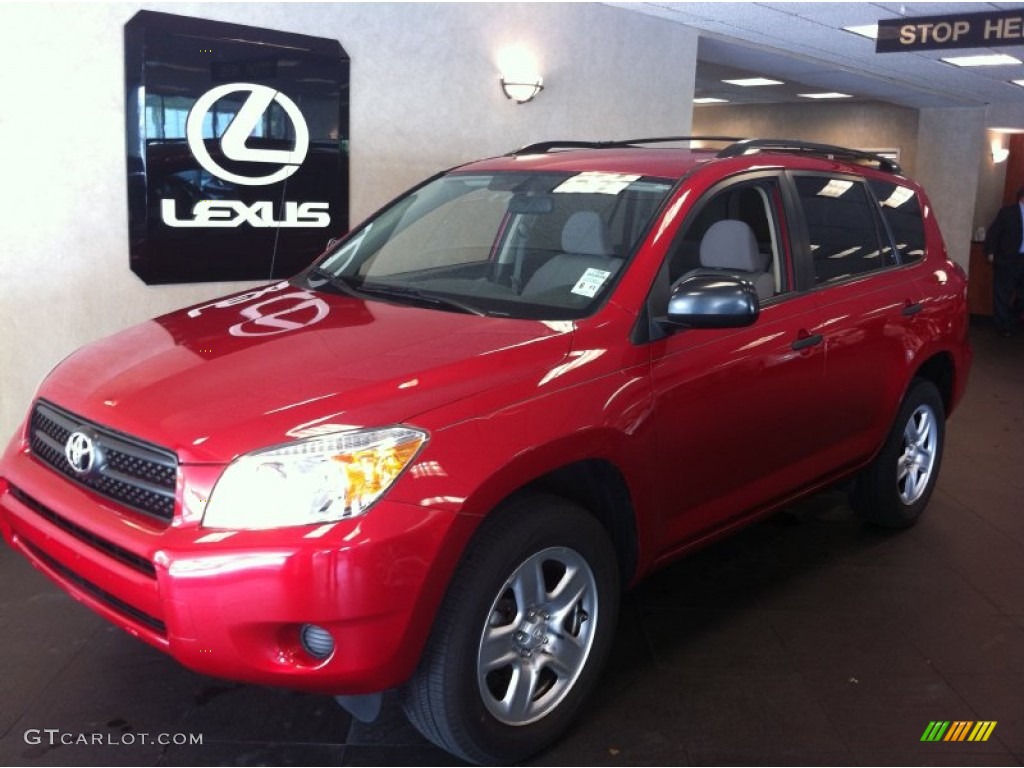 2007 RAV4 4WD - Barcelona Red Pearl / Taupe photo #3
