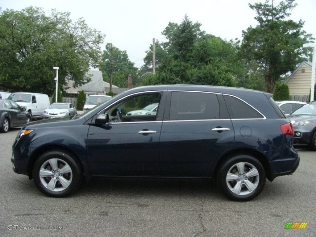 2010 MDX Technology - Bali Blue Pearl / Taupe Gray photo #6