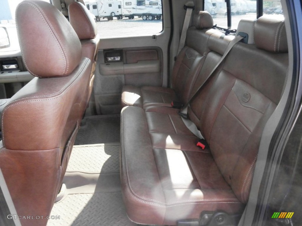 2005 F150 King Ranch SuperCrew 4x4 - Black / Castano Brown Leather photo #18
