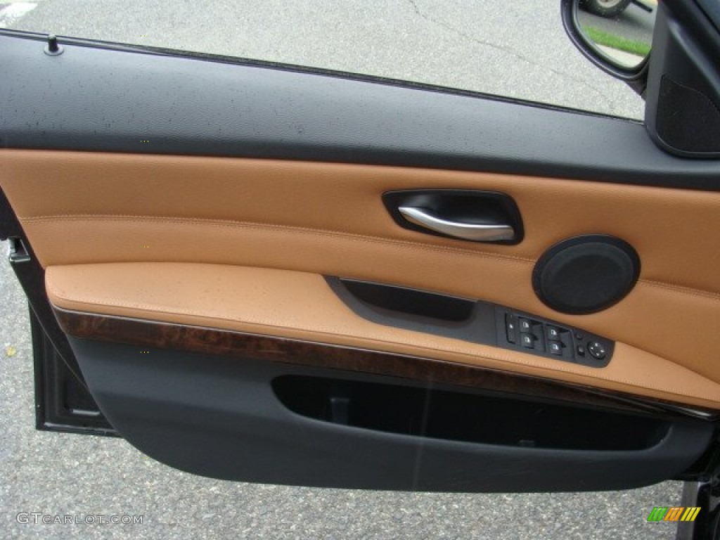 2009 3 Series 328xi Sedan - Black Sapphire Metallic / Saddle Brown Dakota Leather photo #9