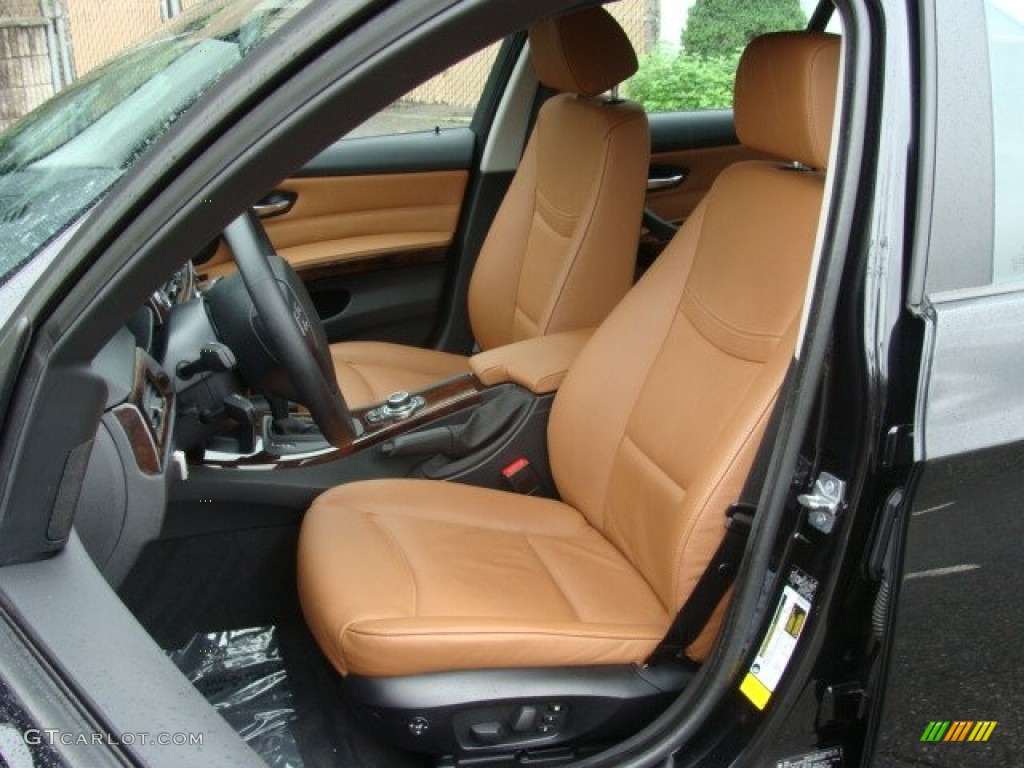 2009 3 Series 328xi Sedan - Black Sapphire Metallic / Saddle Brown Dakota Leather photo #12