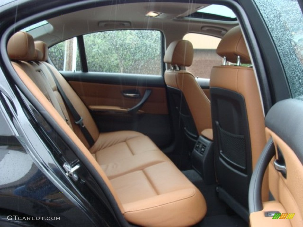 2009 3 Series 328xi Sedan - Black Sapphire Metallic / Saddle Brown Dakota Leather photo #24