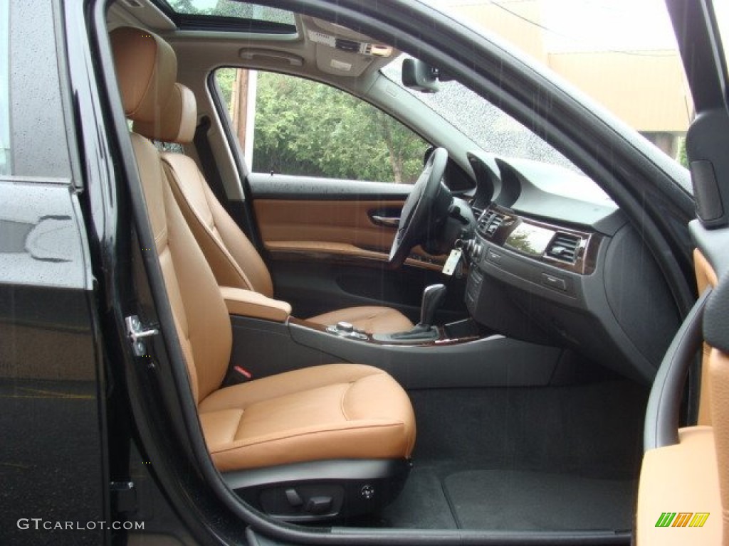 2009 3 Series 328xi Sedan - Black Sapphire Metallic / Saddle Brown Dakota Leather photo #27
