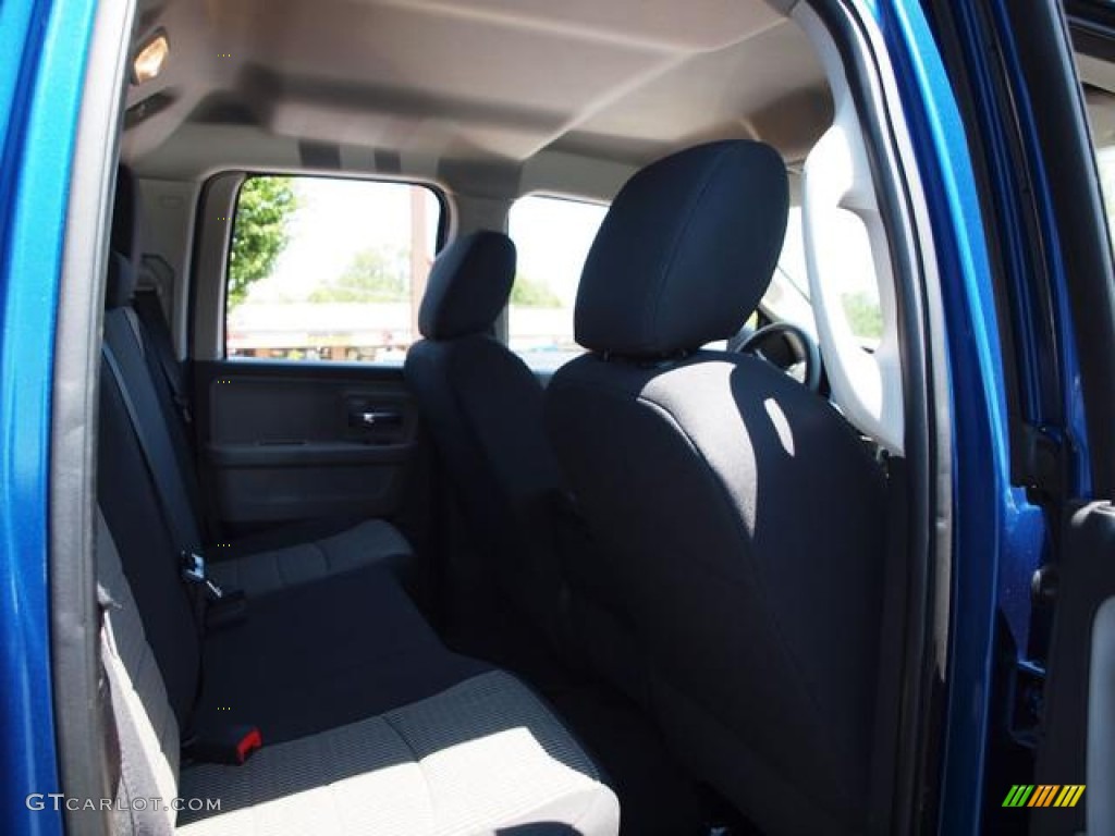 2011 Ram 1500 SLT Quad Cab 4x4 - Deep Water Blue Pearl / Dark Slate Gray/Medium Graystone photo #9
