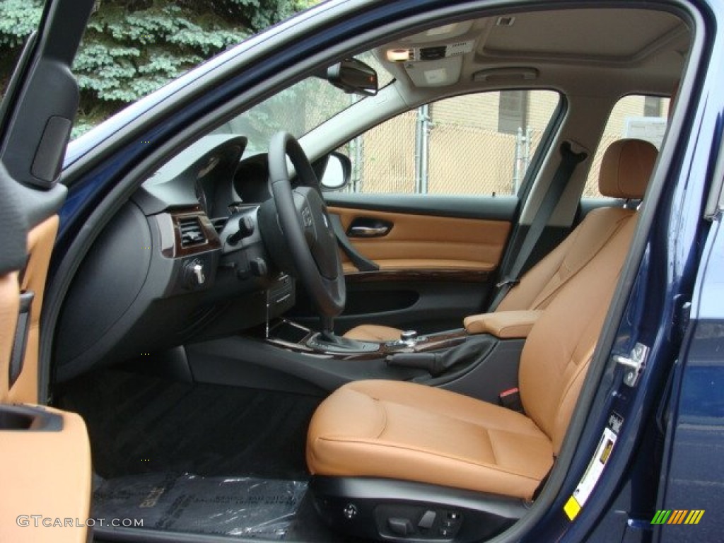 2011 3 Series 328i xDrive Sedan - Deep Sea Blue Metallic / Saddle Brown Dakota Leather photo #11