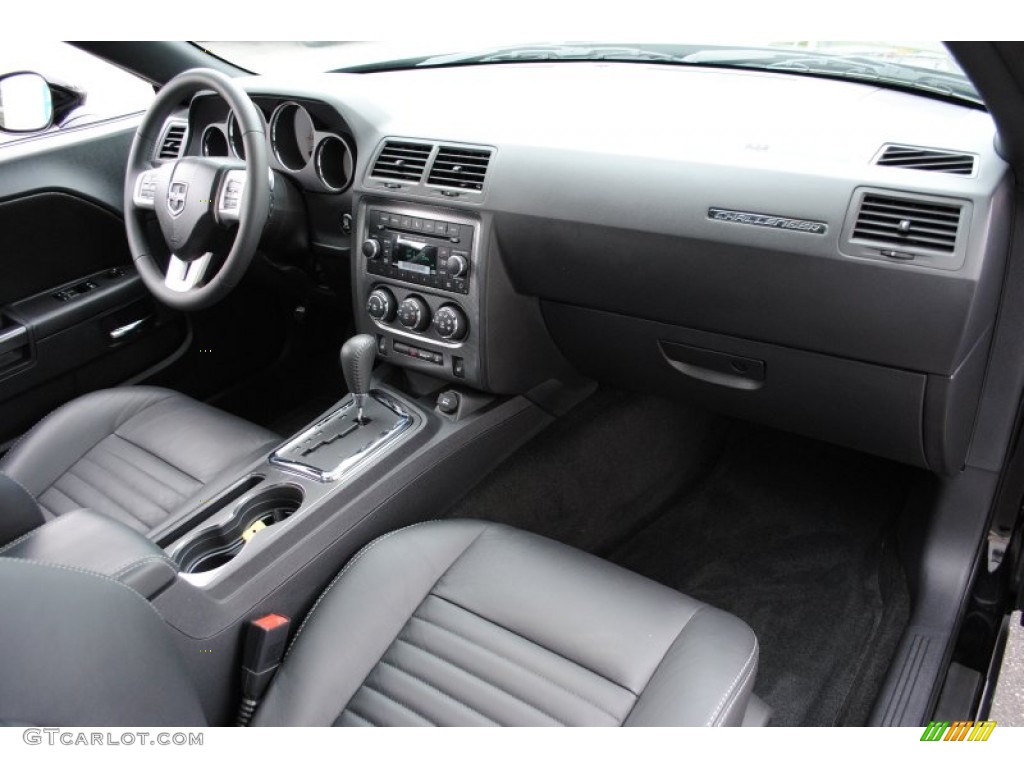 2012 Dodge Challenger SXT Plus Dark Slate Gray Dashboard Photo #65633800