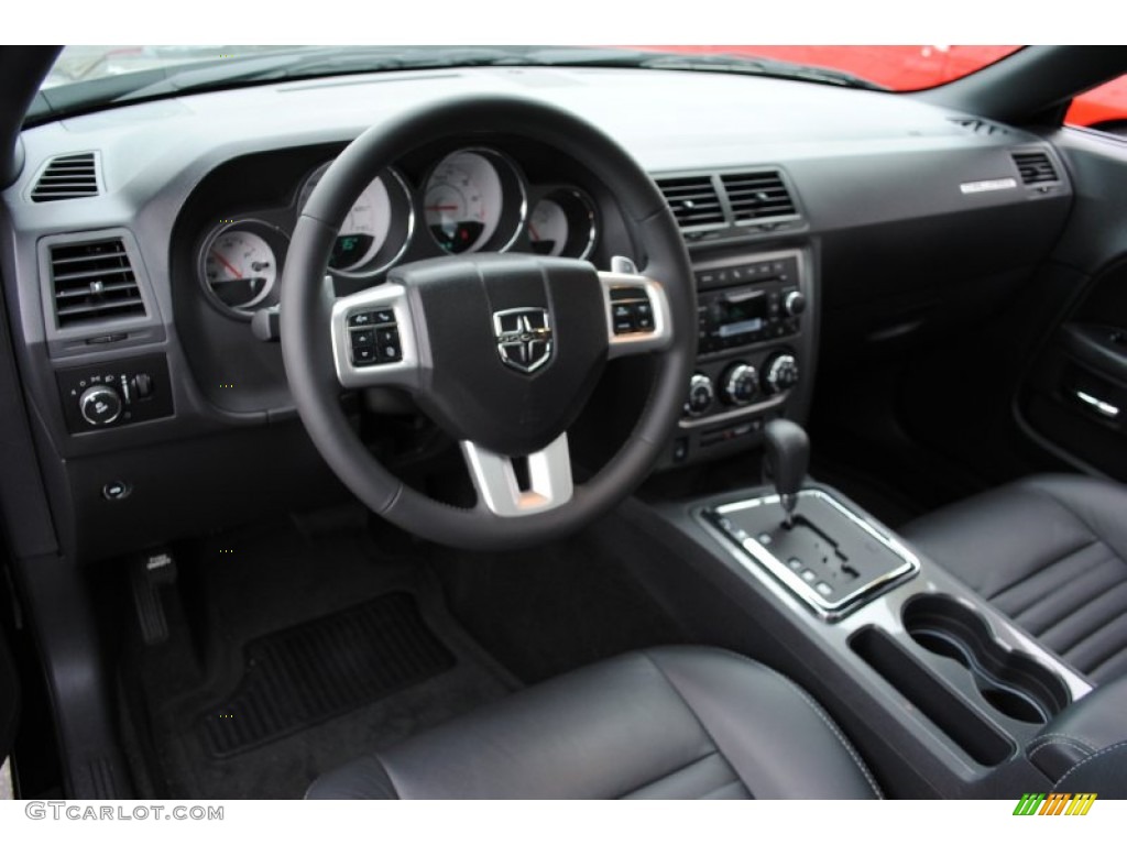 2012 Dodge Challenger SXT Plus Dark Slate Gray Dashboard Photo #65633857