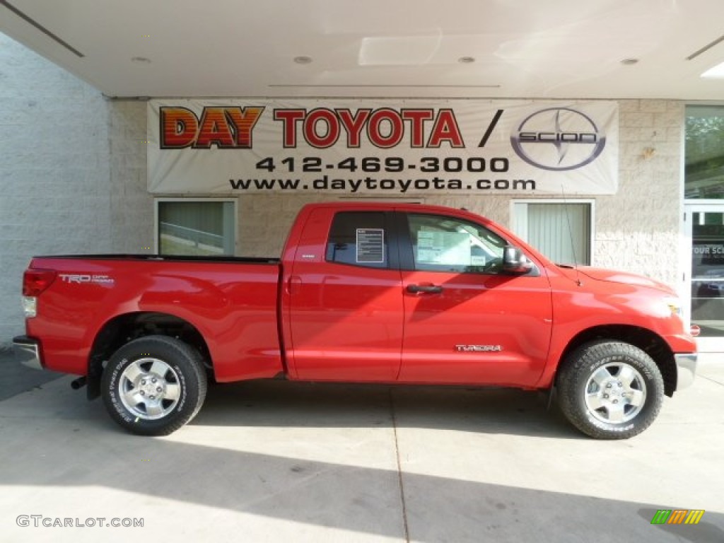 2012 Tundra TRD Double Cab 4x4 - Radiant Red / Graphite photo #1