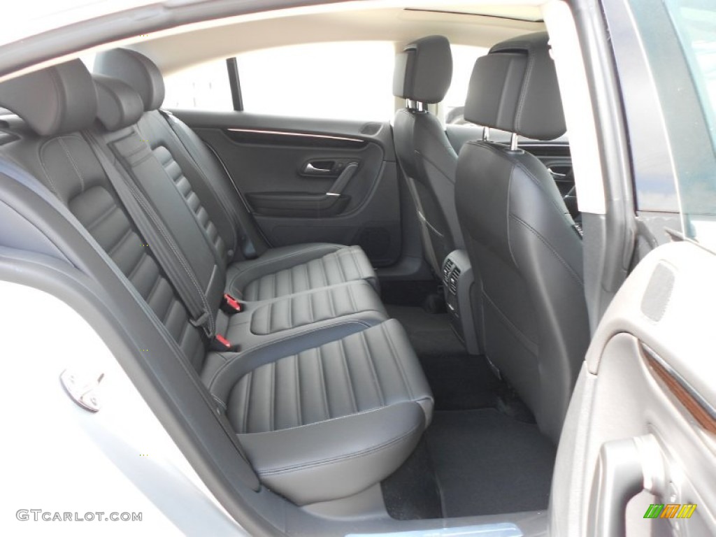 2013 Volkswagen CC V6 Lux Rear Seat Photo #65634613