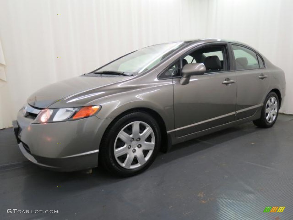 Galaxy Gray Metallic 2007 Honda Civic LX Sedan Exterior Photo #65634913